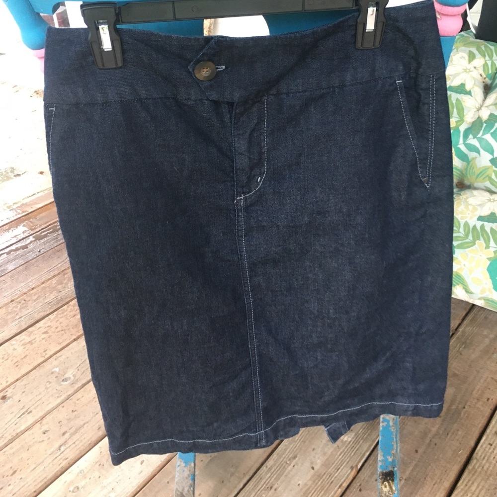 Annie Klein Jean skirt
